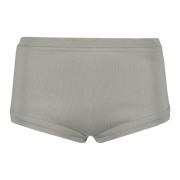 LOW Classic Räfflade bomullsbriefs hög midja Gray, Dam