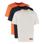 Heron Preston Set med tre ribbade bomullst-shirts Multicolor, Herr