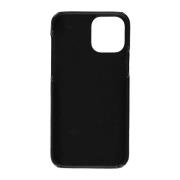 Ambush Metall Läder Polyester iPhone 12/12Pro Fodral Black, Dam