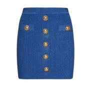 Balmain Elegant Kjol för Stiliga Outfits Blue, Dam