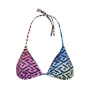 Versace Bikini Top med Logotryck Multicolor, Dam