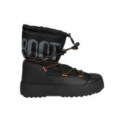 Moon Boot Snörstövlar med PVC-insatser Black, Herr