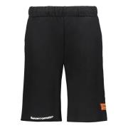 Heron Preston Logo Print Bomullsshorts Black, Herr