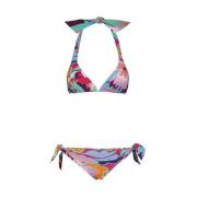 Dolce & Gabbana Blommig triangelbikini Multicolor, Dam