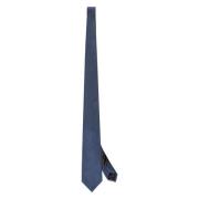 Brioni Elegant Sidenslips med Jacquardmotiv Blue, Herr