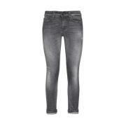 Dondup Slitna 5-ficksjeans Gray, Dam