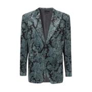 Etro Paisley Reversjacka med Fickor Green, Herr