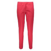 Dondup Klassiska Straight-leg Byxor Red, Dam