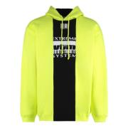 Vetements Räfflad Bomullshoodie Multicolor, Herr