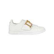 Dsquared2 Låga lädersneakers White, Dam