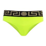 Versace Hipster Bikiniunderdel Elastisk Midjeband Yellow, Dam