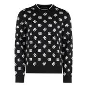 Dolce & Gabbana Stilren Sweater för Trendig Look Black, Herr