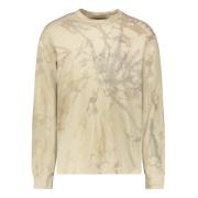 John Elliott Ribbad bomull T-shirt Beige, Dam