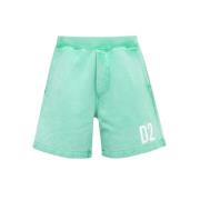 Dsquared2 Bomull Bermuda Shorts med sidofickor Green, Herr