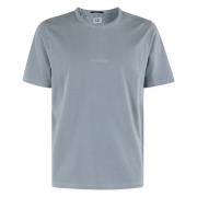 C.p. Company Logo Jersey T-shirt Blue, Herr