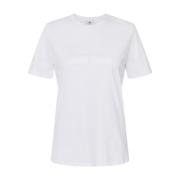 Elisabetta Franchi Casual bomullst-shirt för kvinnor White, Dam