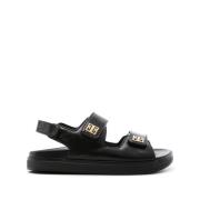 Givenchy Svarta sandaler med 4G-motivdesign Black, Dam