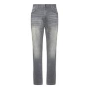 Boggi Milano Grå Denim 5 Fickor Gray, Herr