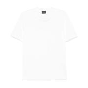 Emporio Armani Casual Bomull T-shirt för Män White, Herr