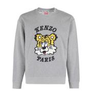 Kenzo Stiligt Sweatshirt för en Trendy Look Gray, Herr