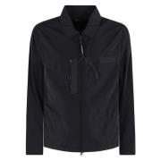 C.p. Company Logo Full Zip Jacka Blue, Herr