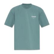 AllSaints Underground Oversized T-shirt Green, Herr