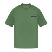 AllSaints ‘Redact’ T-shirt i ‘oversize’ stil Green, Herr