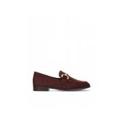 Bibi Lou Brun Mocka Loafer Skor Brown, Dam