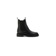 Carmens Svart Läder Chelsea Boots Brit Beat Black, Dam