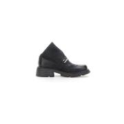 A.S.98 Svart läder slip-on sko Lane familj Black, Dam