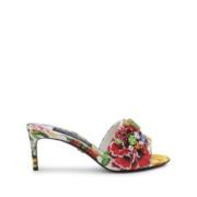 Dolce & Gabbana Blomsterdekorerade sandaler Multicolor, Dam