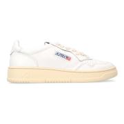 Autry Lågtopp Ko-skinns Sneakers White, Dam