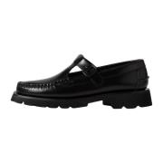 Hereu Premium Läder Sport Moccasin Black, Dam