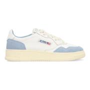 Autry Låga sneakers med mockainsatser White, Dam