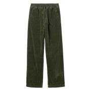 Carhartt Wip Cordbyxor med dragsko Green, Herr