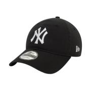 New Era Vintage Tvättad Baseballkeps med Laglogotyp Black, Herr