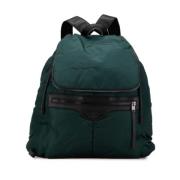 Balenciaga Vintage Pre-owned Nylon ryggsckar Green, Dam