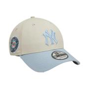 New Era Yankees World Series Patch Keps Beige, Dam