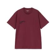 Carhartt Wip Jalou C Kortärmad T-shirt Red, Herr