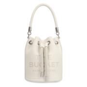 Marc Jacobs Mini Bucket Bag i läder White, Dam