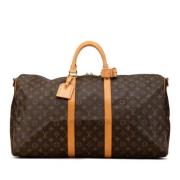 Louis Vuitton Vintage Pre-owned Canvas resvskor Brown, Dam