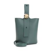 Loewe Mini Bucket Bag i Vetiver Green, Dam