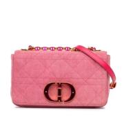 Dior Vintage Pre-owned Denim crossbodyvskor Pink, Dam