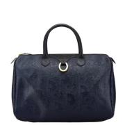 Dior Vintage Pre-owned Canvas handvskor Blue, Dam