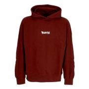 Disclaimer Logohoodie i Bordeaux och Vit Red, Herr