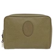 Yves Saint Laurent Vintage Pre-owned Canvas kuvertvskor Green, Dam