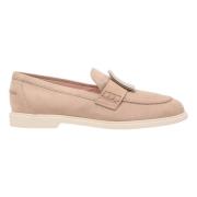 Roger Vivier Metallspänne Sommar Loafer Pink, Dam