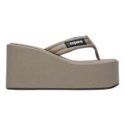 Coperni Högklackad sandal Gray, Dam