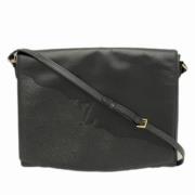 Louis Vuitton Vintage Pre-owned Laeder axelremsvskor Black, Dam