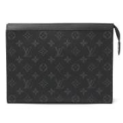 Louis Vuitton Vintage Pre-owned Canvas kuvertvskor Black, Dam